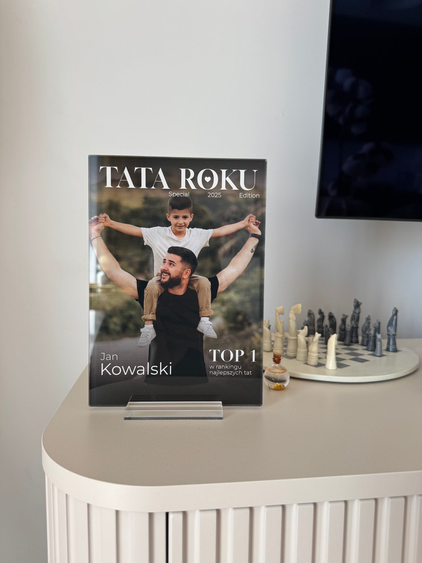 Personalizowana Tabliczka "Tata Roku"