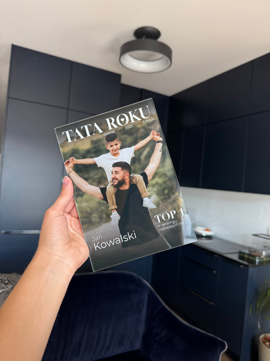 Personalizowana Tabliczka "Tata Roku"