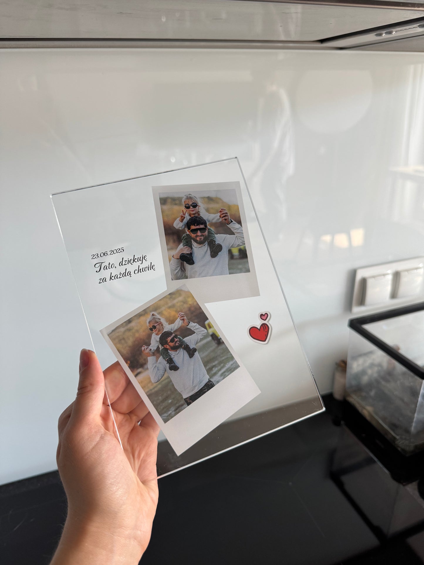Personalizowana Tabliczka "Polaroid" (2 lub 3 zdjęcia)