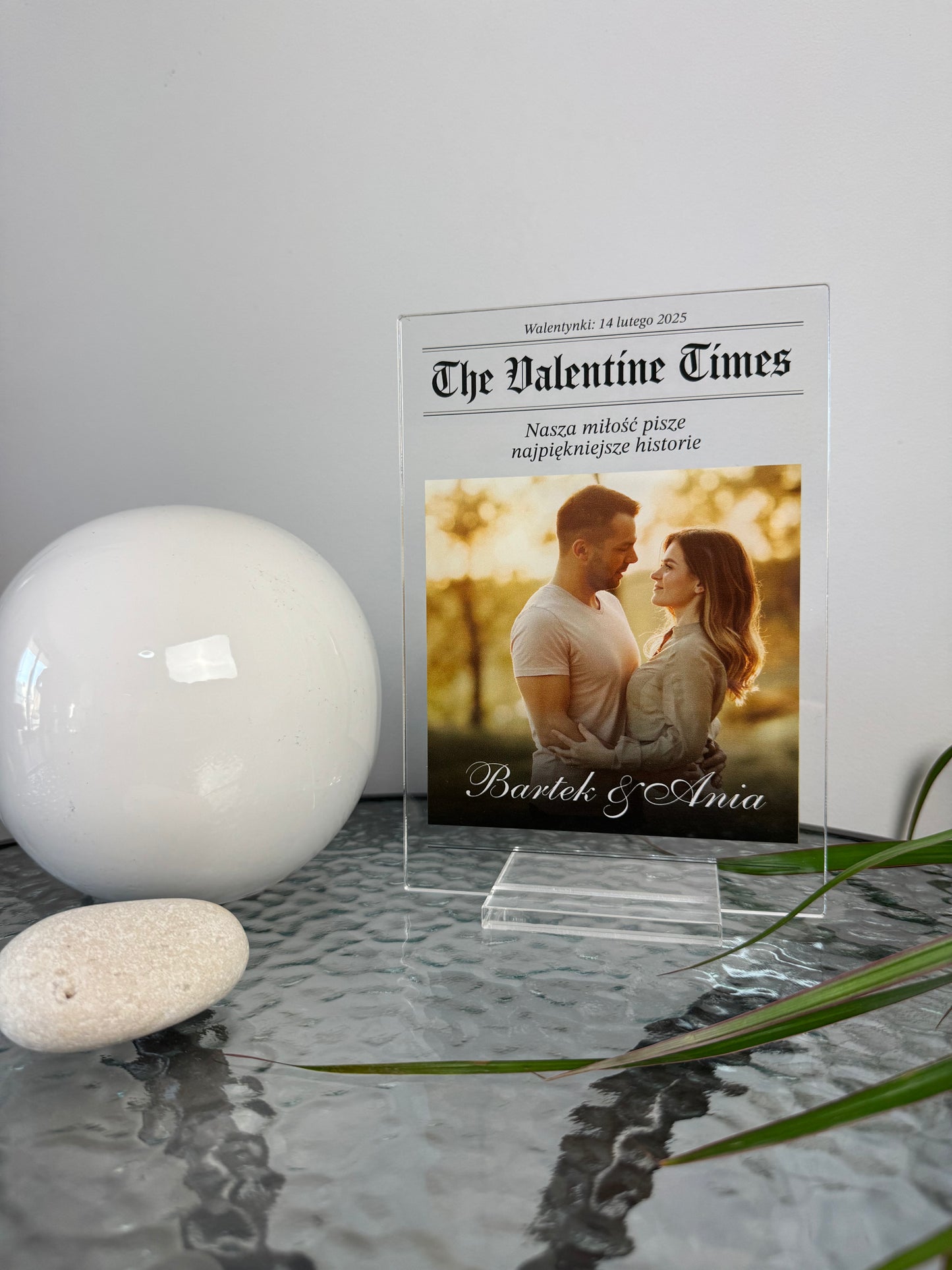 Personalizowana Tabliczka "The Valentine Times"