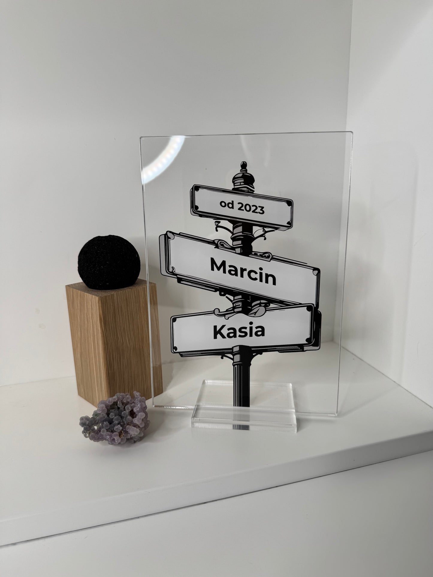 Personalizowana Tabliczka "Aleja wspólnej drogi" (2 wersje)