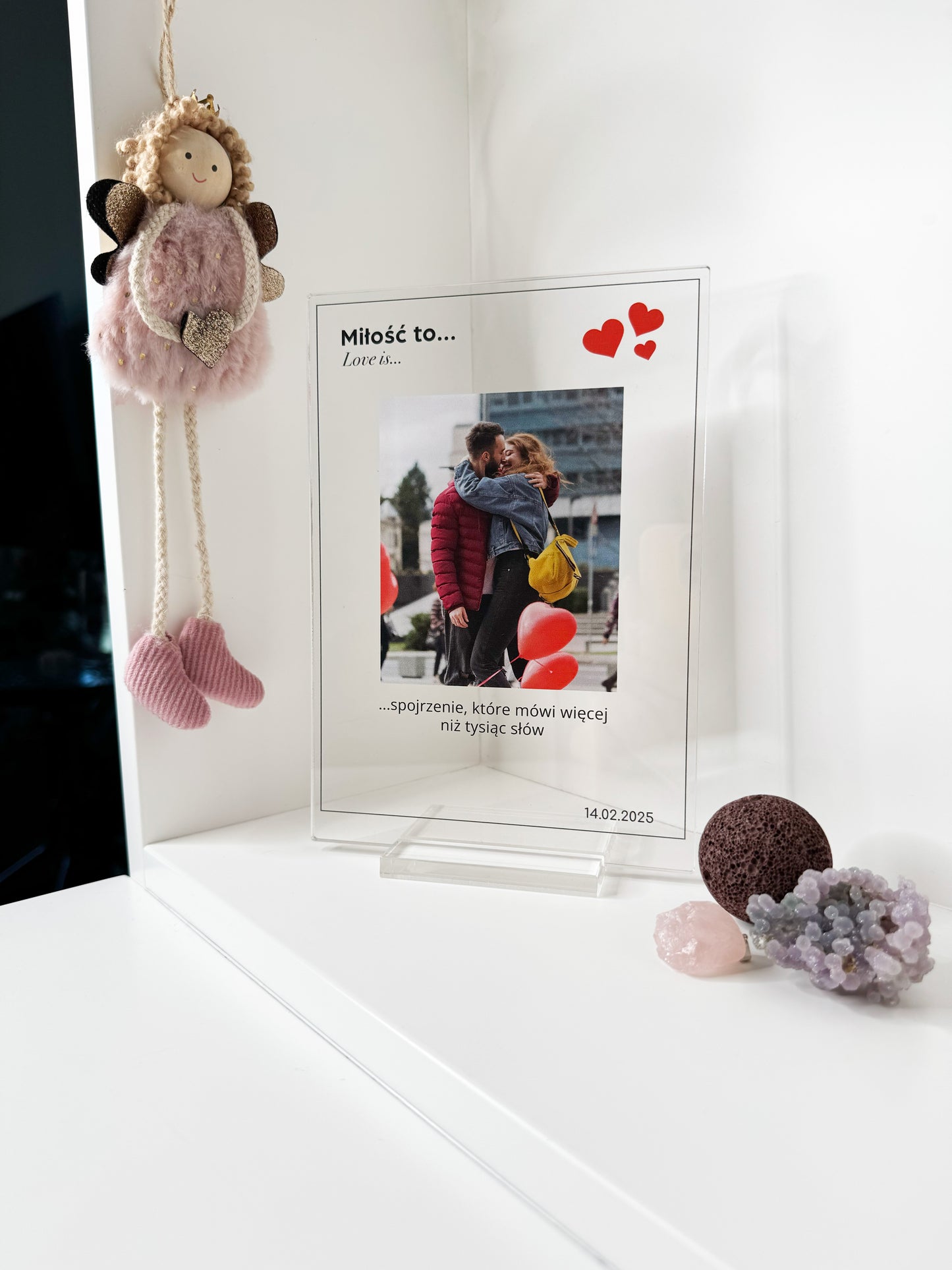 Personalizowana Tabliczka "Love is.."