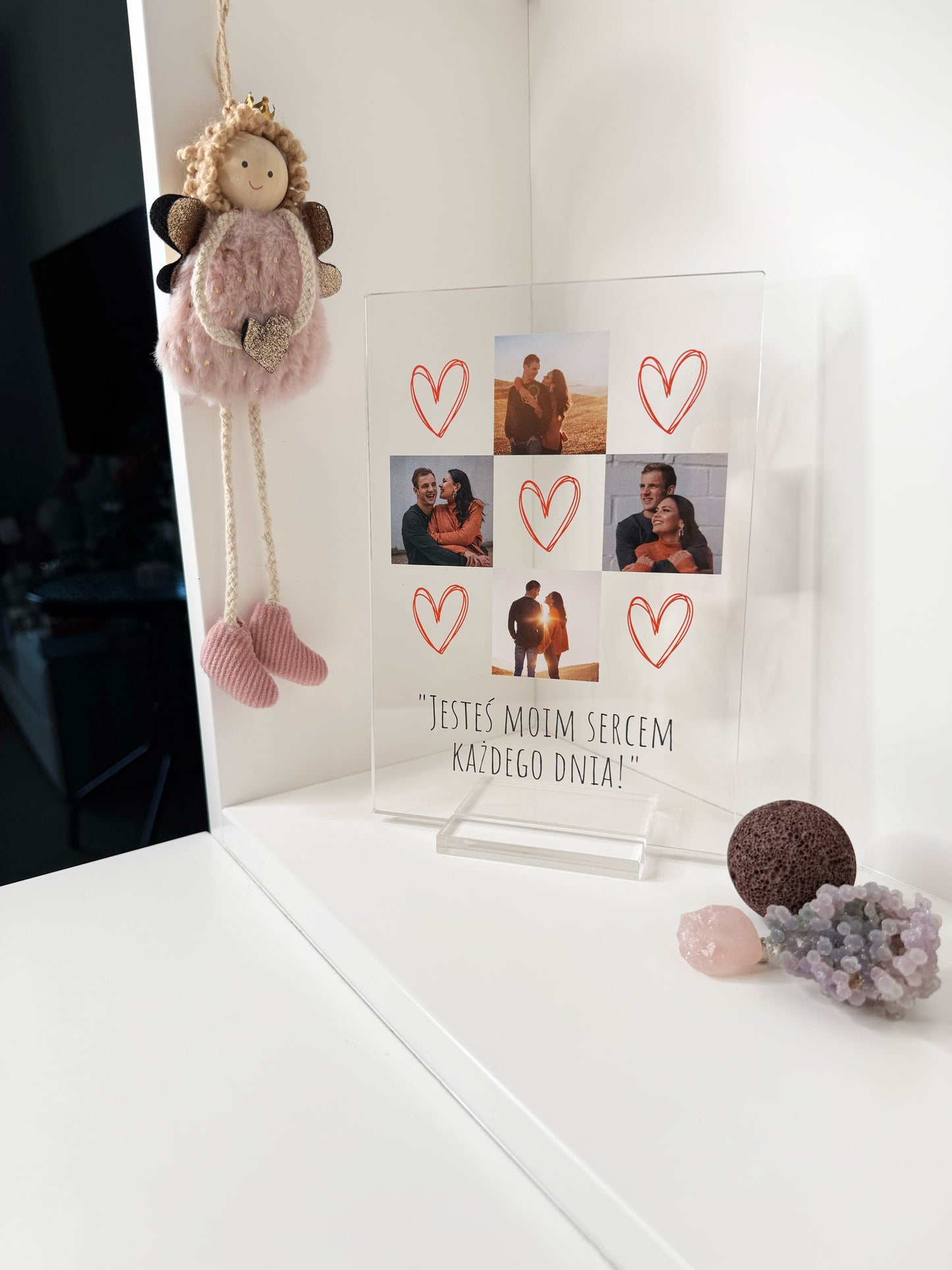 Personalizowana Tabliczka "Serduszka" - 4 zdjęcia