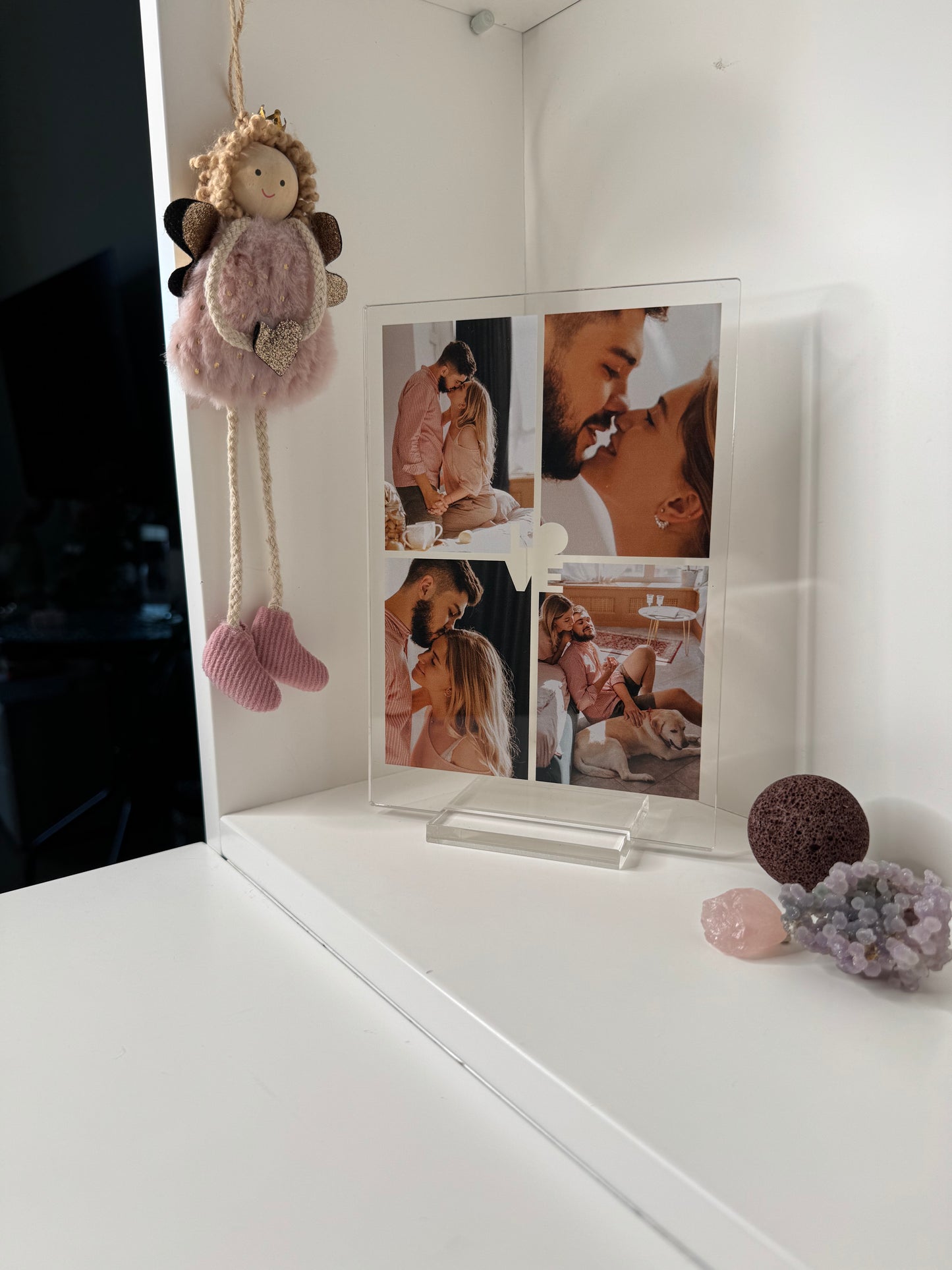 Personalizowana Tabliczka "4 miłosne zdjęcia" (3 wersje)