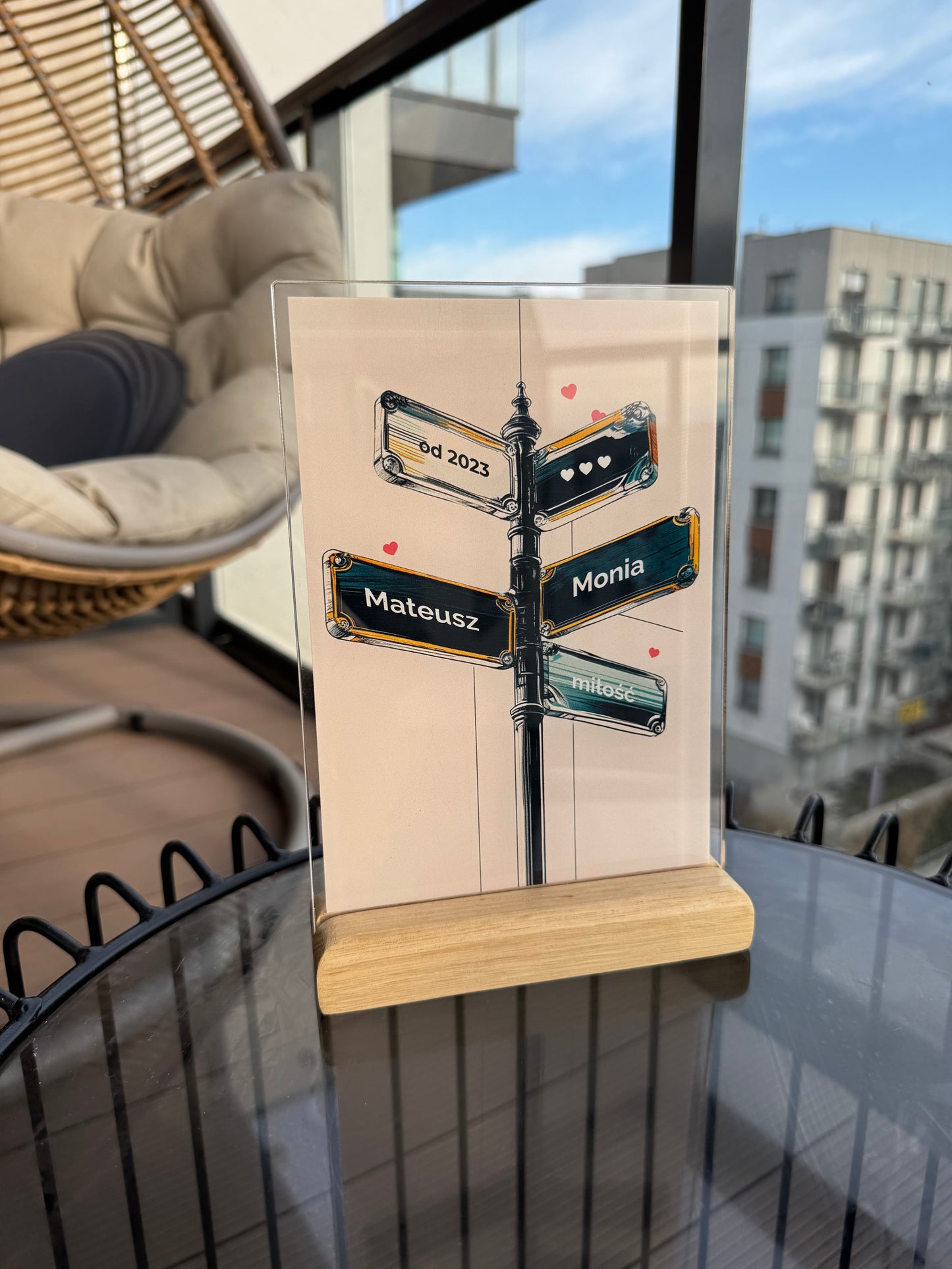 Personalizowana Tabliczka "Aleja wspólnej drogi" (2 wersje)