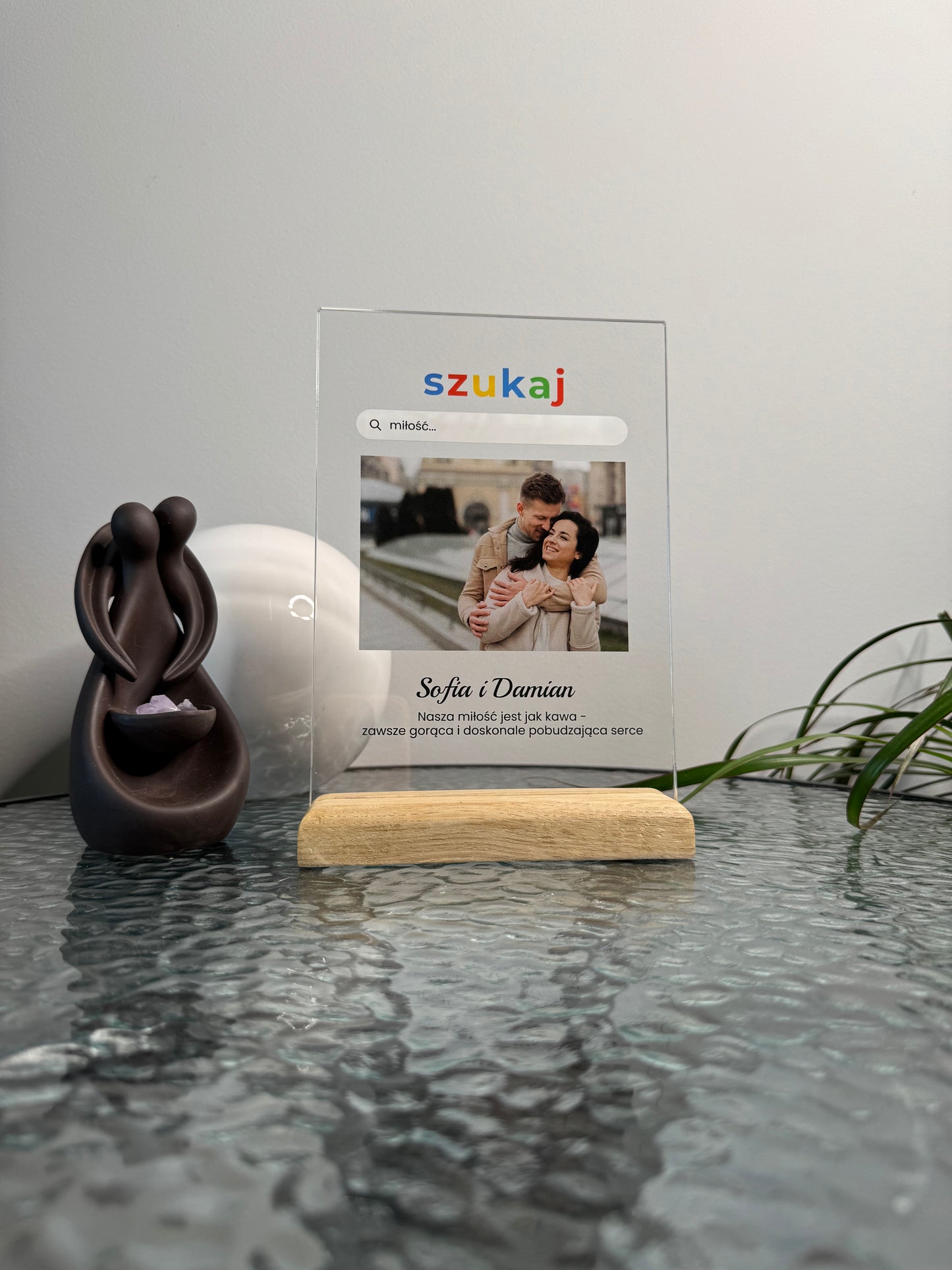 Tabliczka personalizowana "Szukaj" 2.0