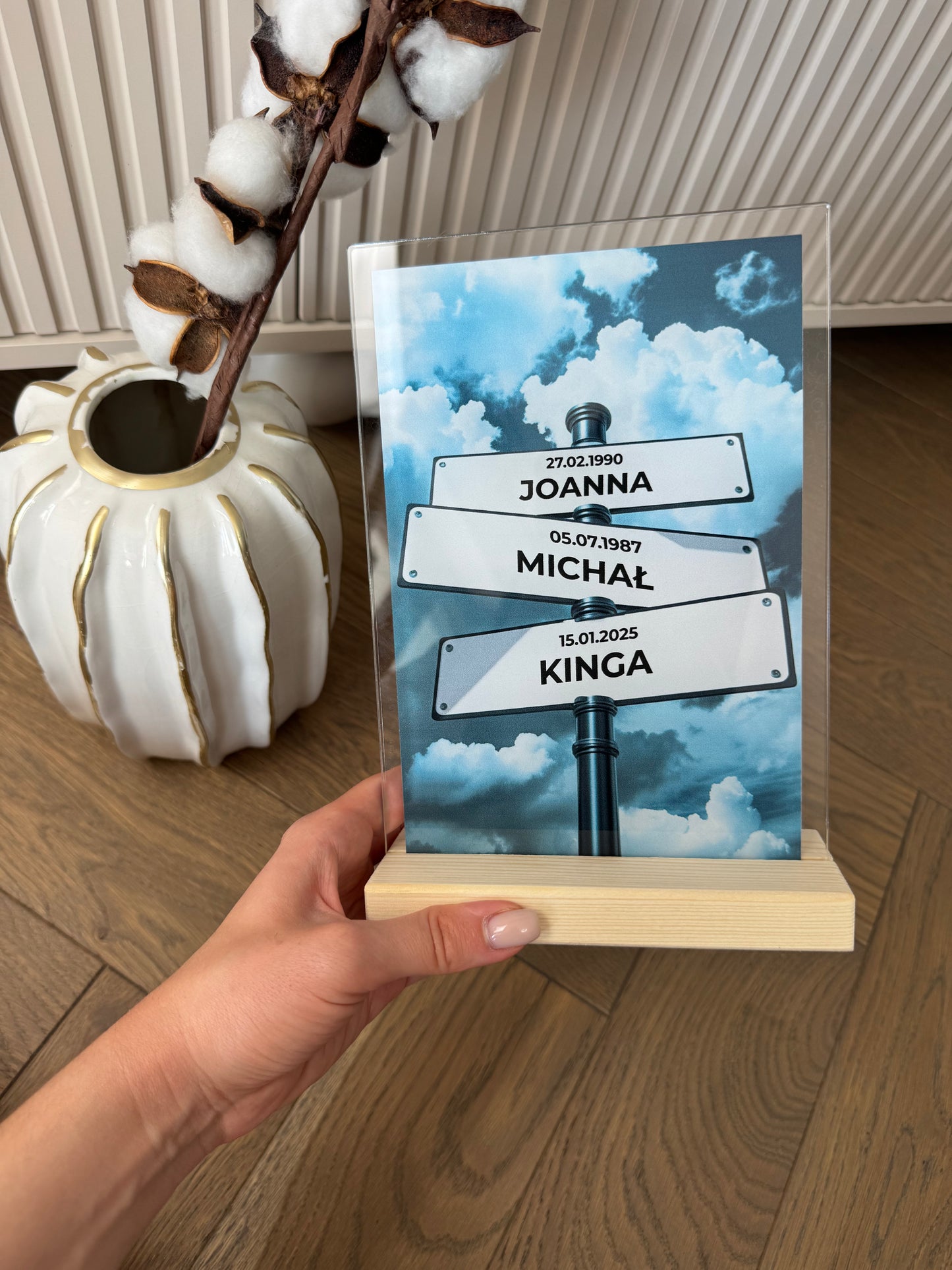 Personalizowana Tabliczka "Nasze wspólne drogi" - dla rodziny