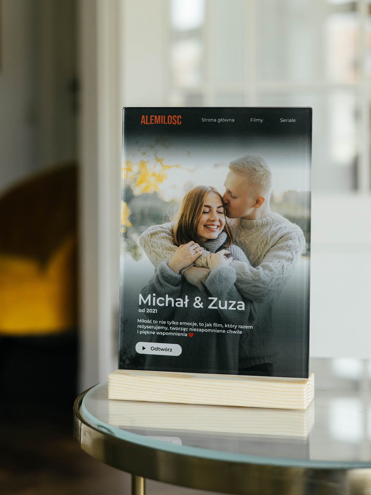 Ale Miłość™ Tabliczka "Nasz Film"