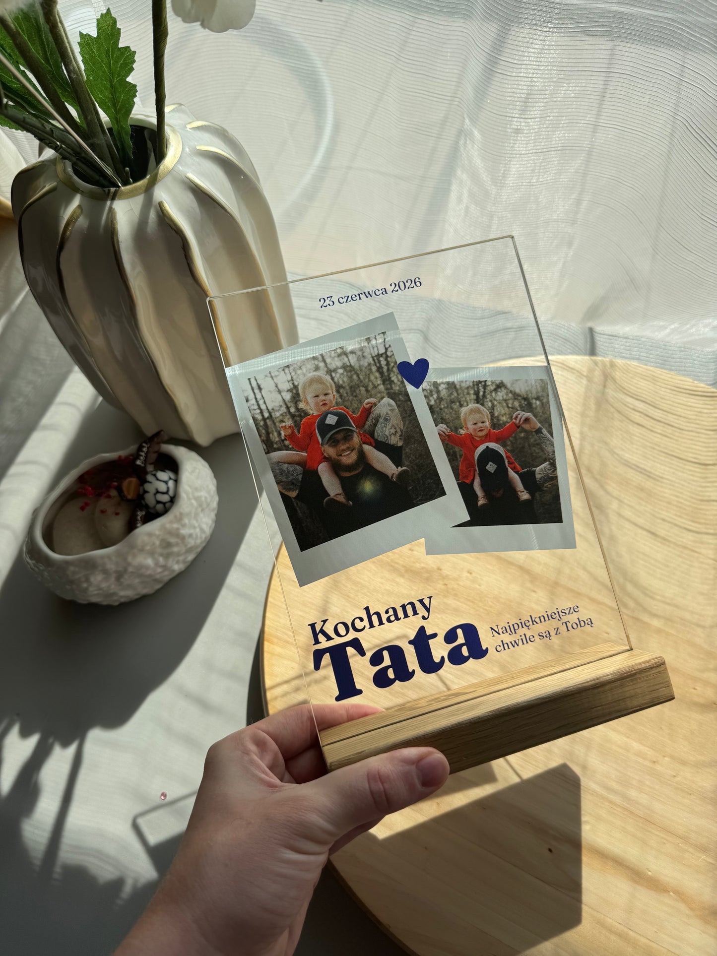 Personalizowana Tabliczka "Chwile z Tatą"