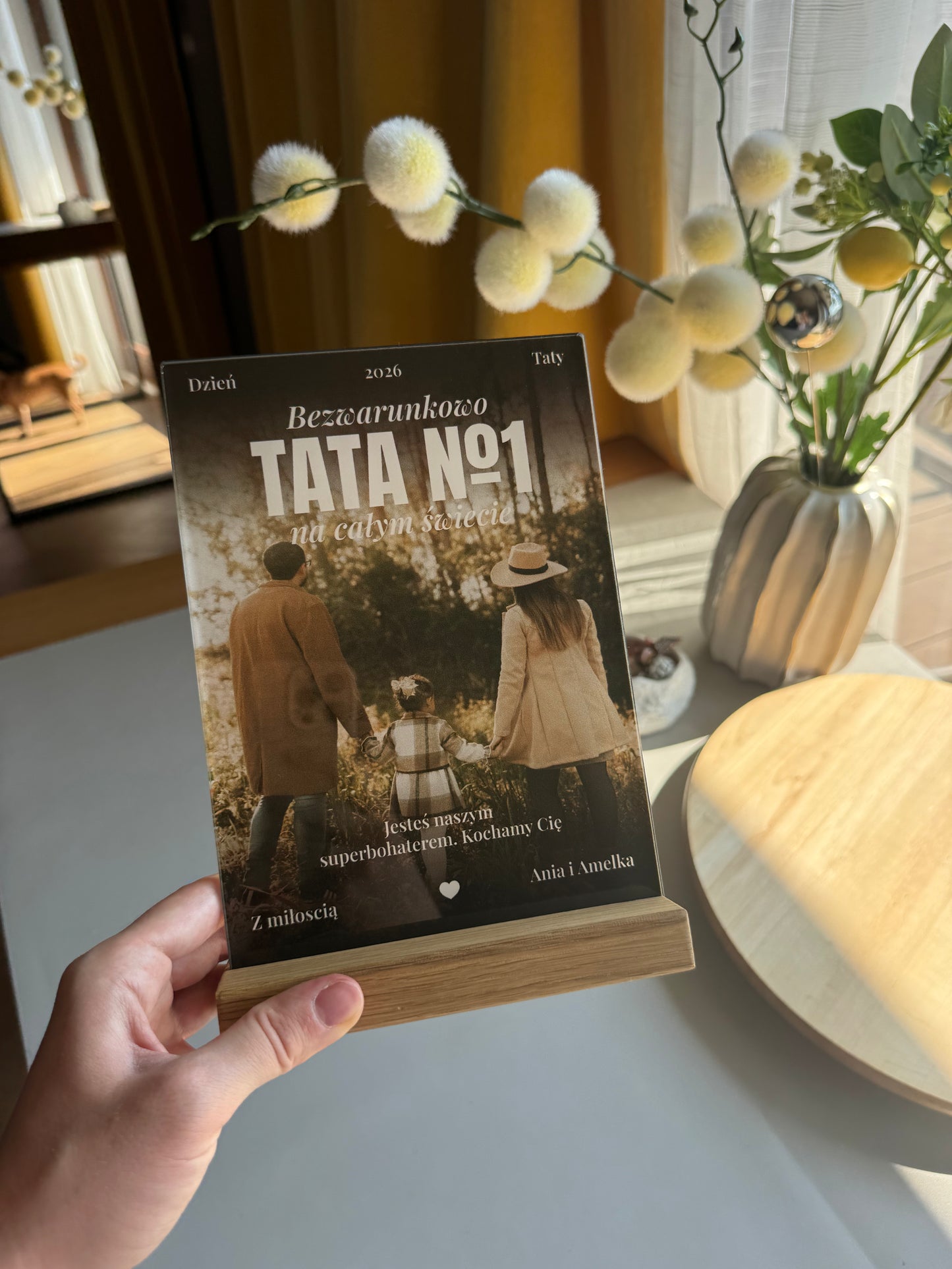 Personalizowana Tabliczka "Okładka książki dla Taty"