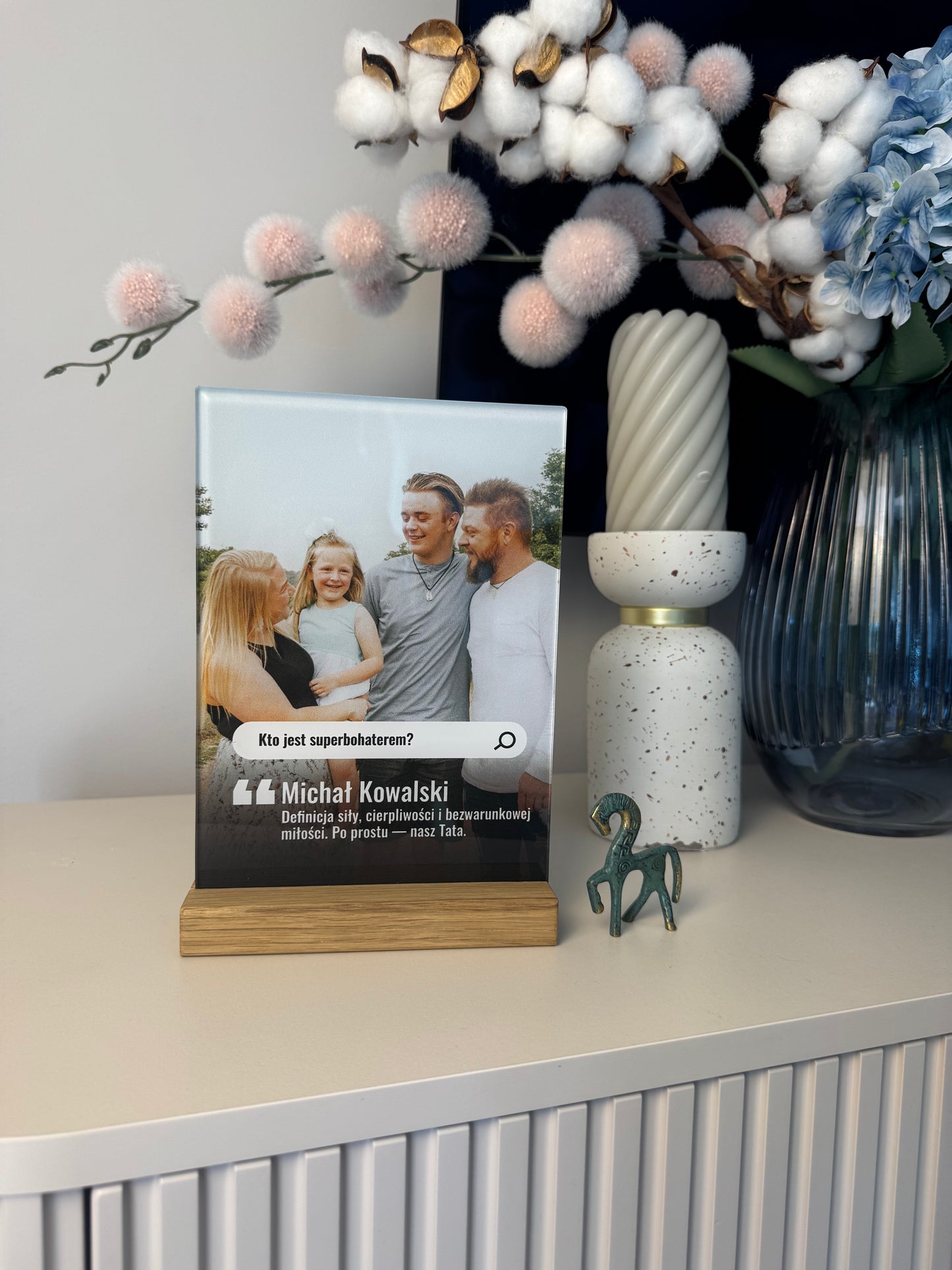 Personalizowana Tabliczka "Kto jest superbohaterem?"
