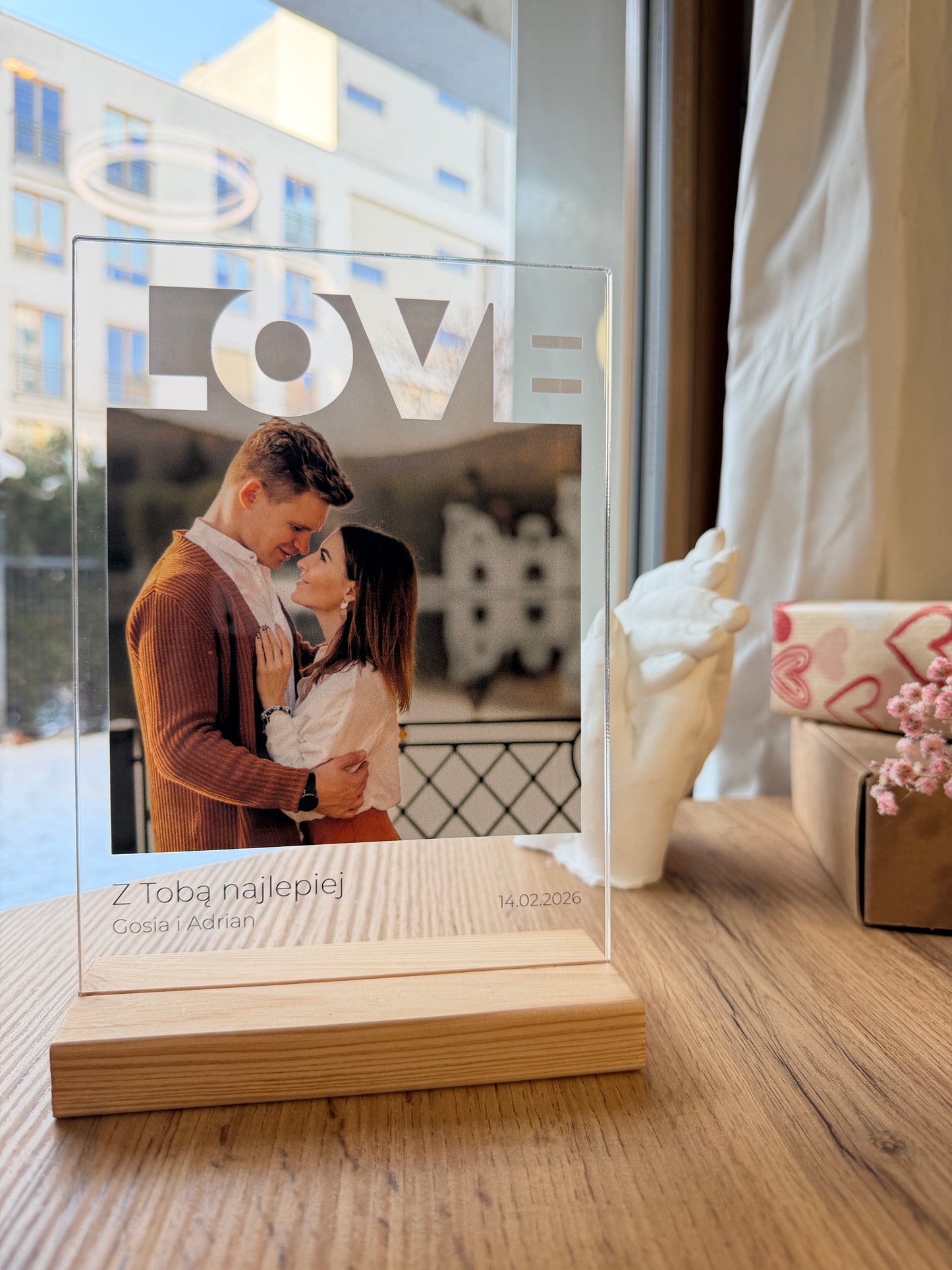 Personalizowana Tabliczka "LOVE/MIŁOŚC"