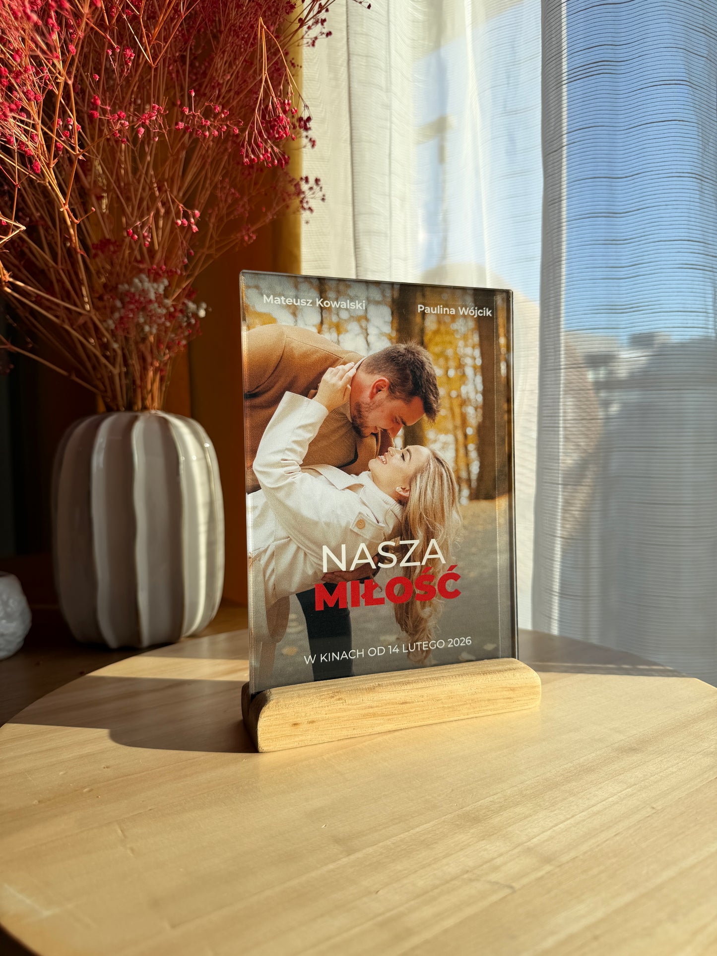 Personalizowana Tabliczka "Jesteśmy w filmie"