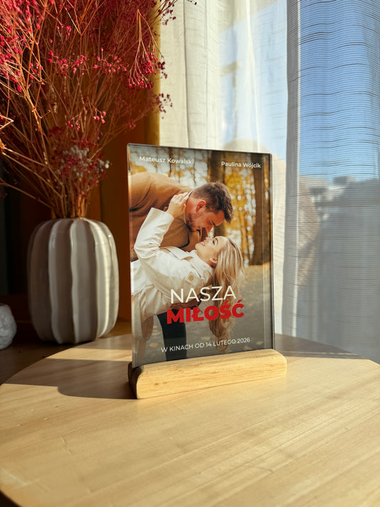 Personalizowana Tabliczka "Jesteśmy w filmie"