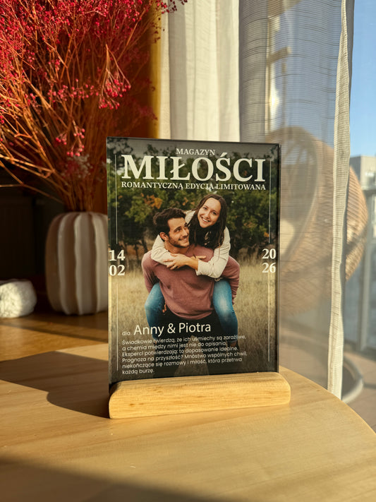 Personalizowana Tabliczka "Magazyn Miłości"