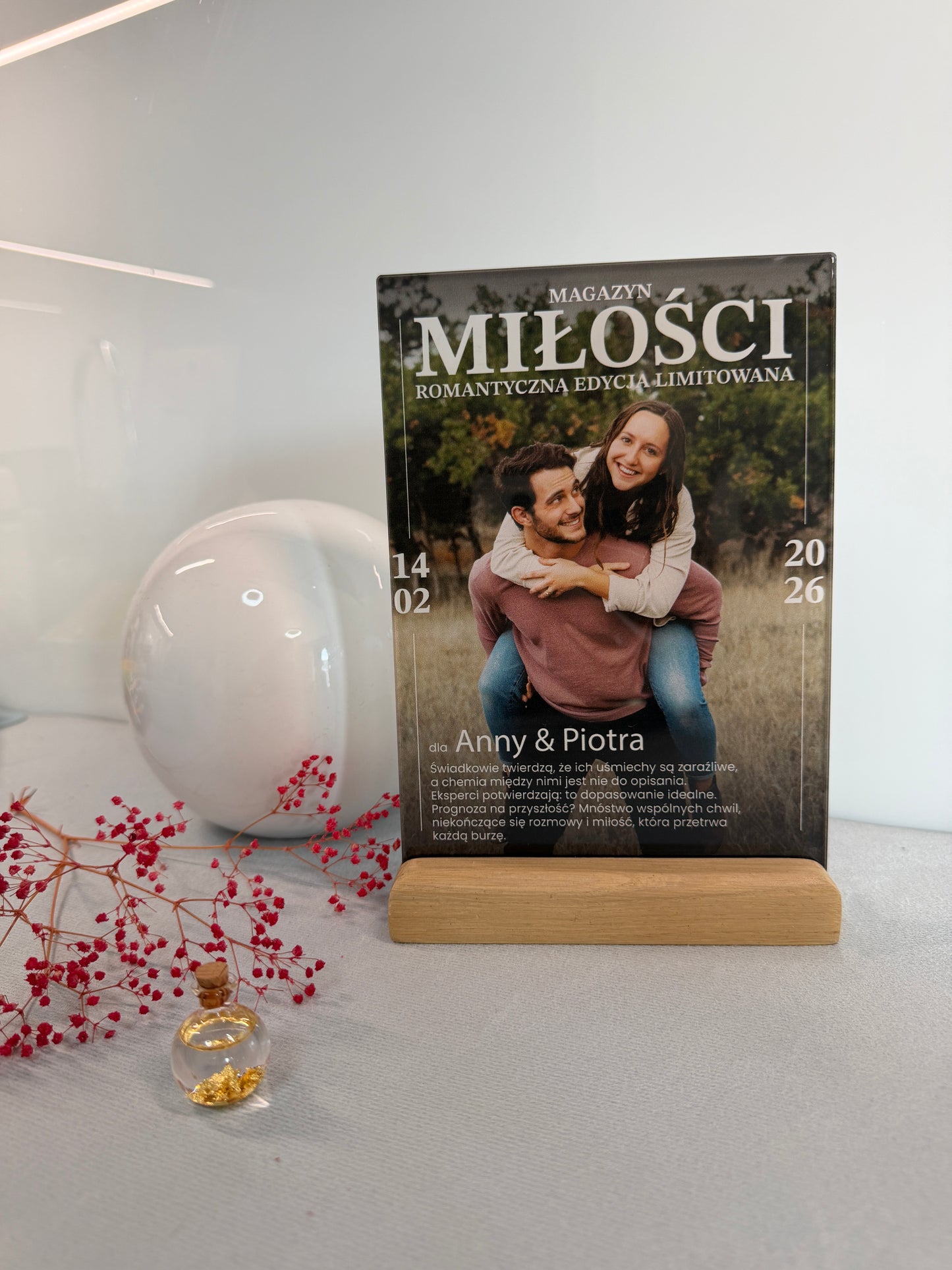 Personalizowana Tabliczka "Magazyn Miłości"