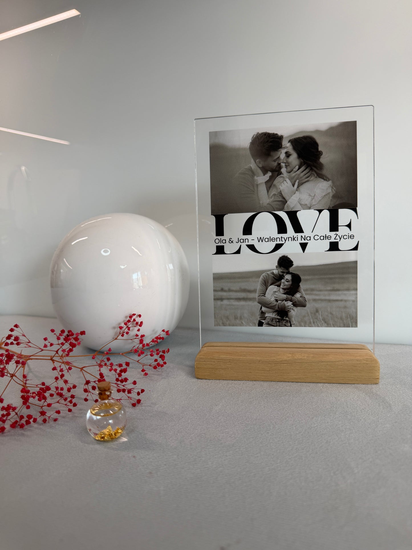 Personalizowana Tabliczka "LOVE Story"