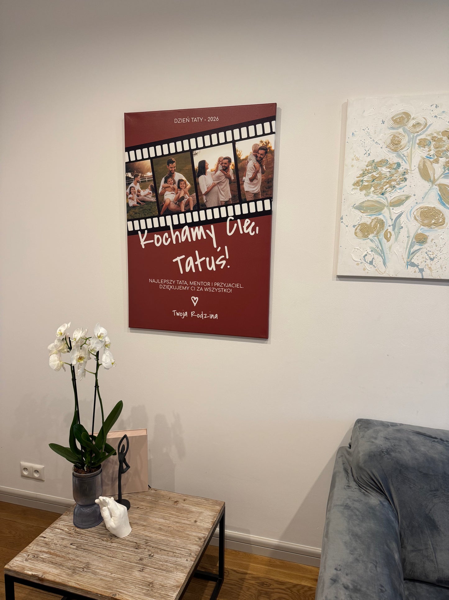 Personalizowane Płótno "Filmowe Wspomnienia z Tatą"