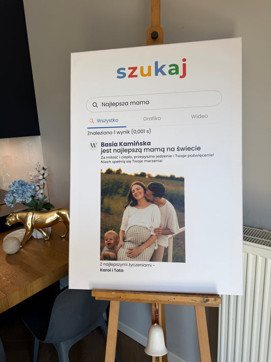 Personalizowane Płótno "Szukaj" dla Mamy / Żony / Dziewczyny / Babci