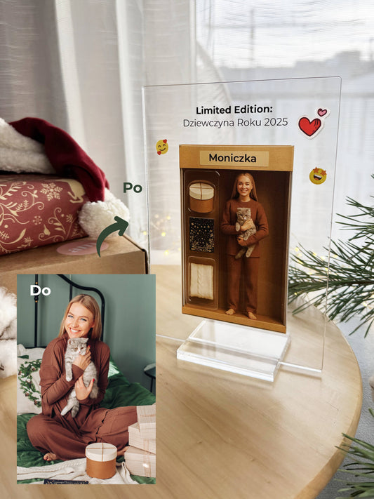 Personalizowana Tabliczka "Lalka w boksie"