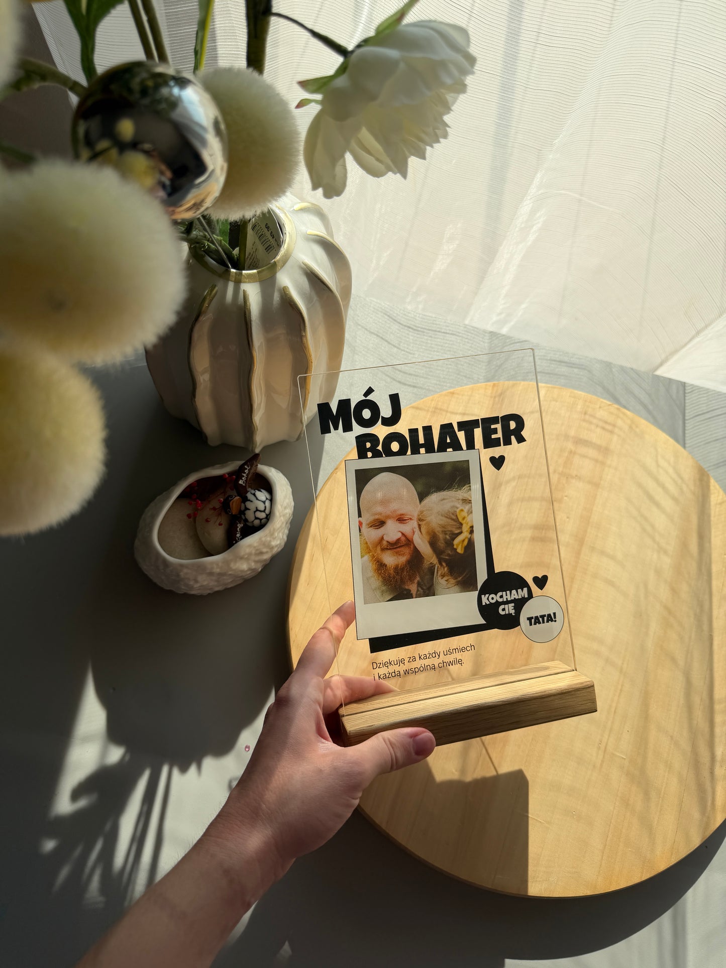 Personalizowana Tabliczka "Mój Bohater"