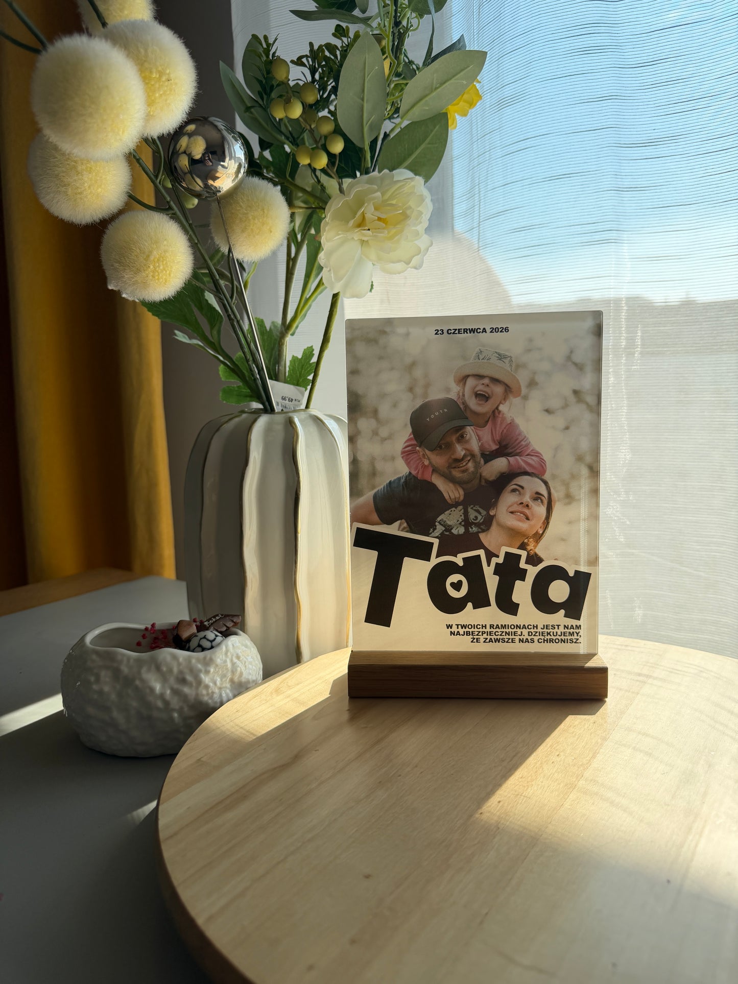 Personalizowana Tabliczka "W Twoich Ramionach"