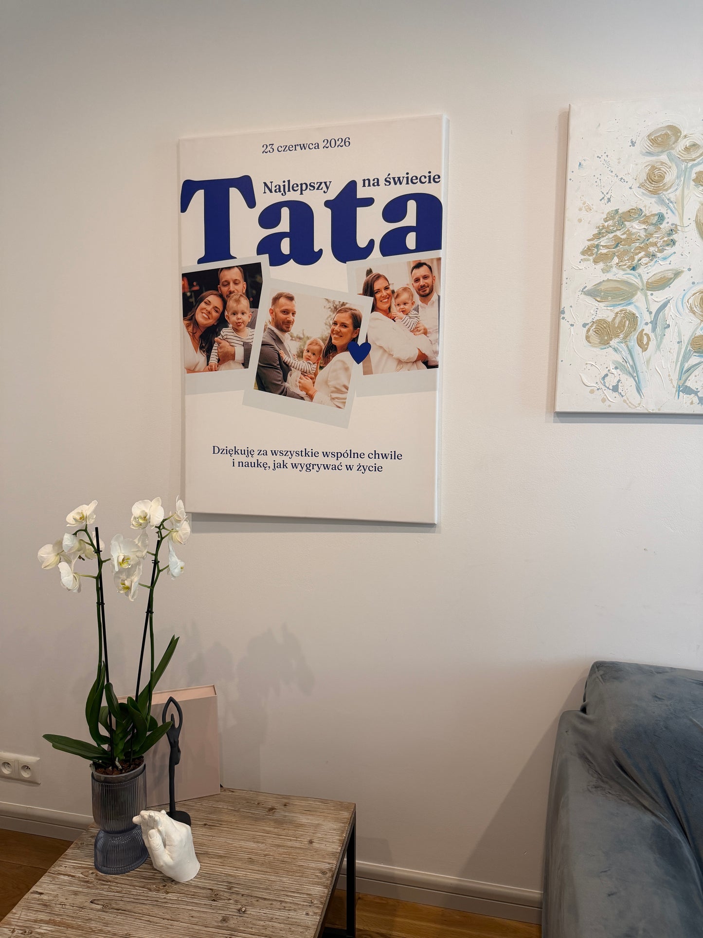 Personalizowane Płótno "Tata Polaroid"