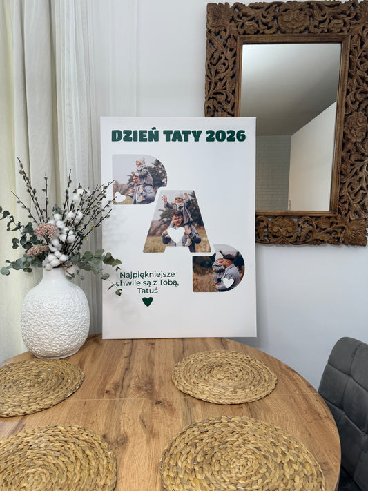 Personalizowane Płótno "DAD"
