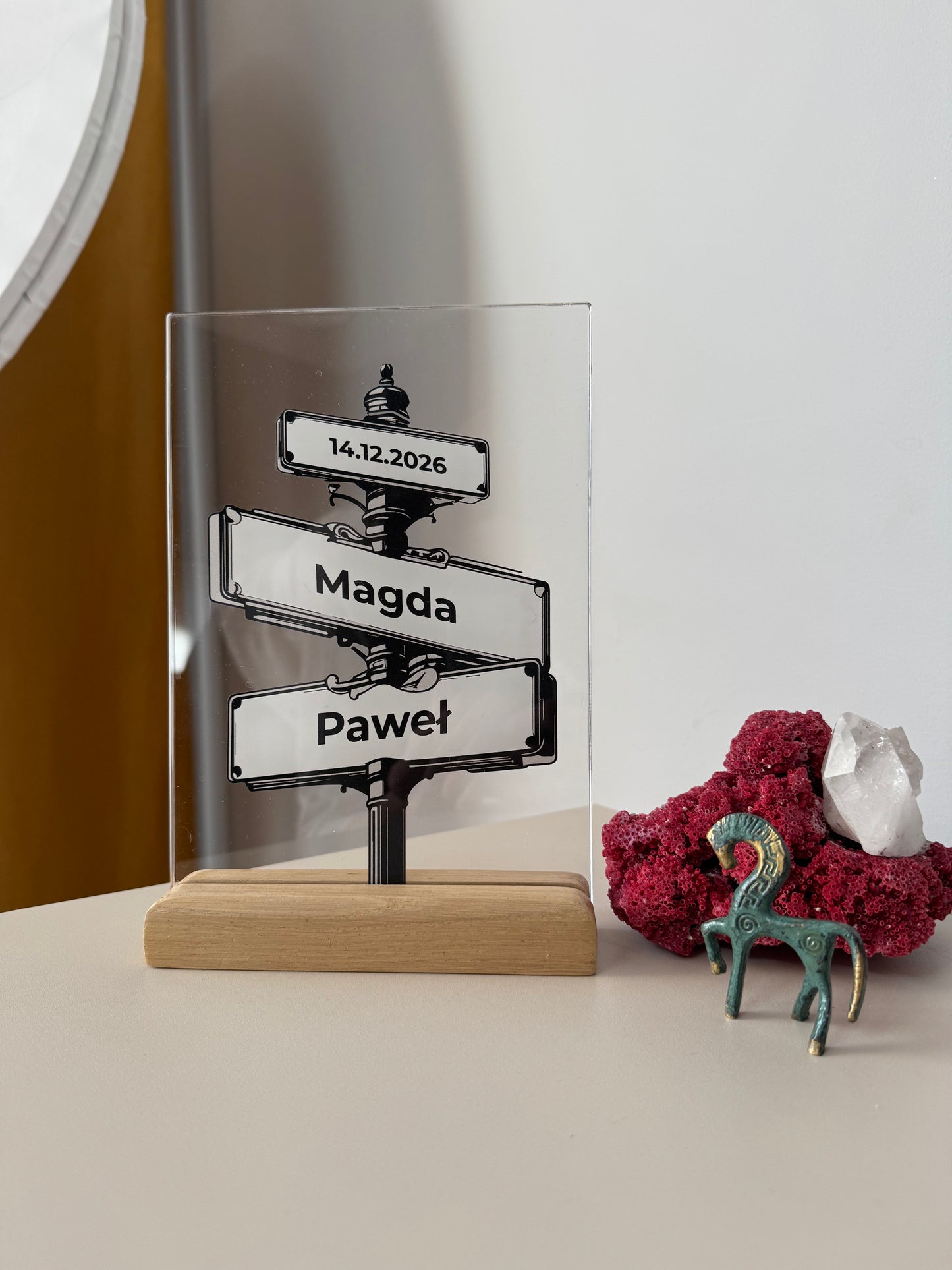 Personalizowana Tabliczka "Aleja wspólnej drogi" (2 wersje)