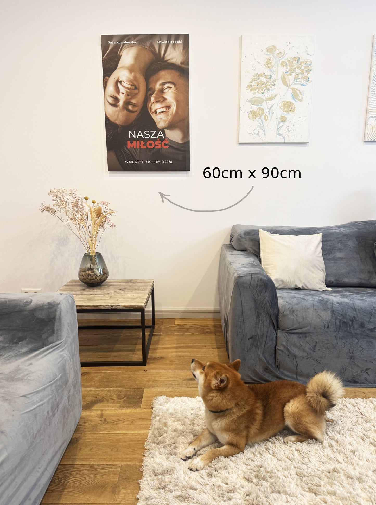 Personalizowane Płótno "Jesteśmy w filmie"