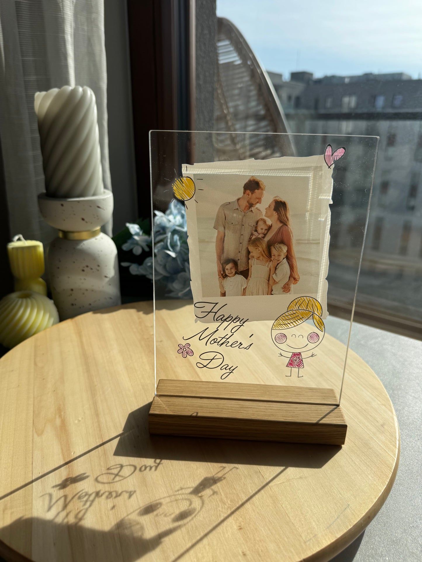 Personalizowana Tabliczka "Mama Polaroid" (1 zdjęcie)