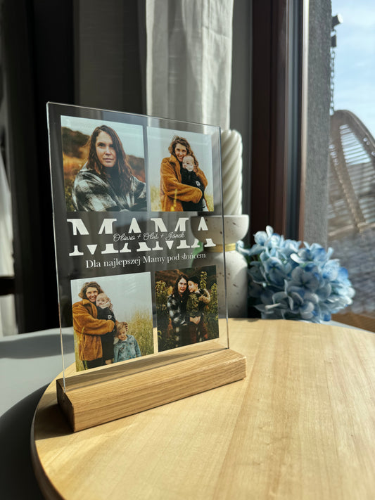 Personalizowana Tabliczka "Cztery Chwile z Mamą"