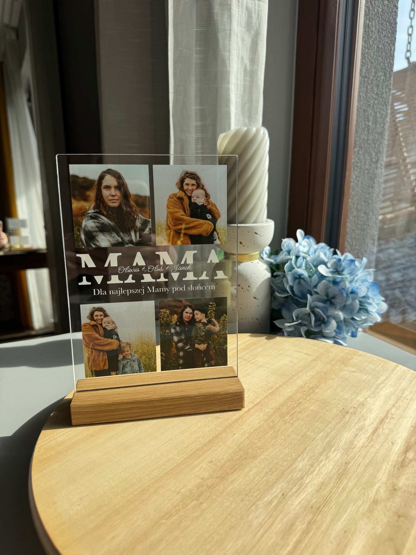 Personalizowana Tabliczka "Cztery Chwile z Mamą"