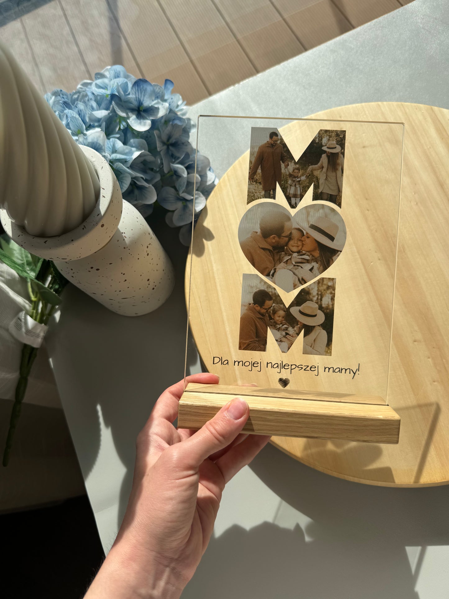 Personalizowana Tabliczka "Serce Mamy"