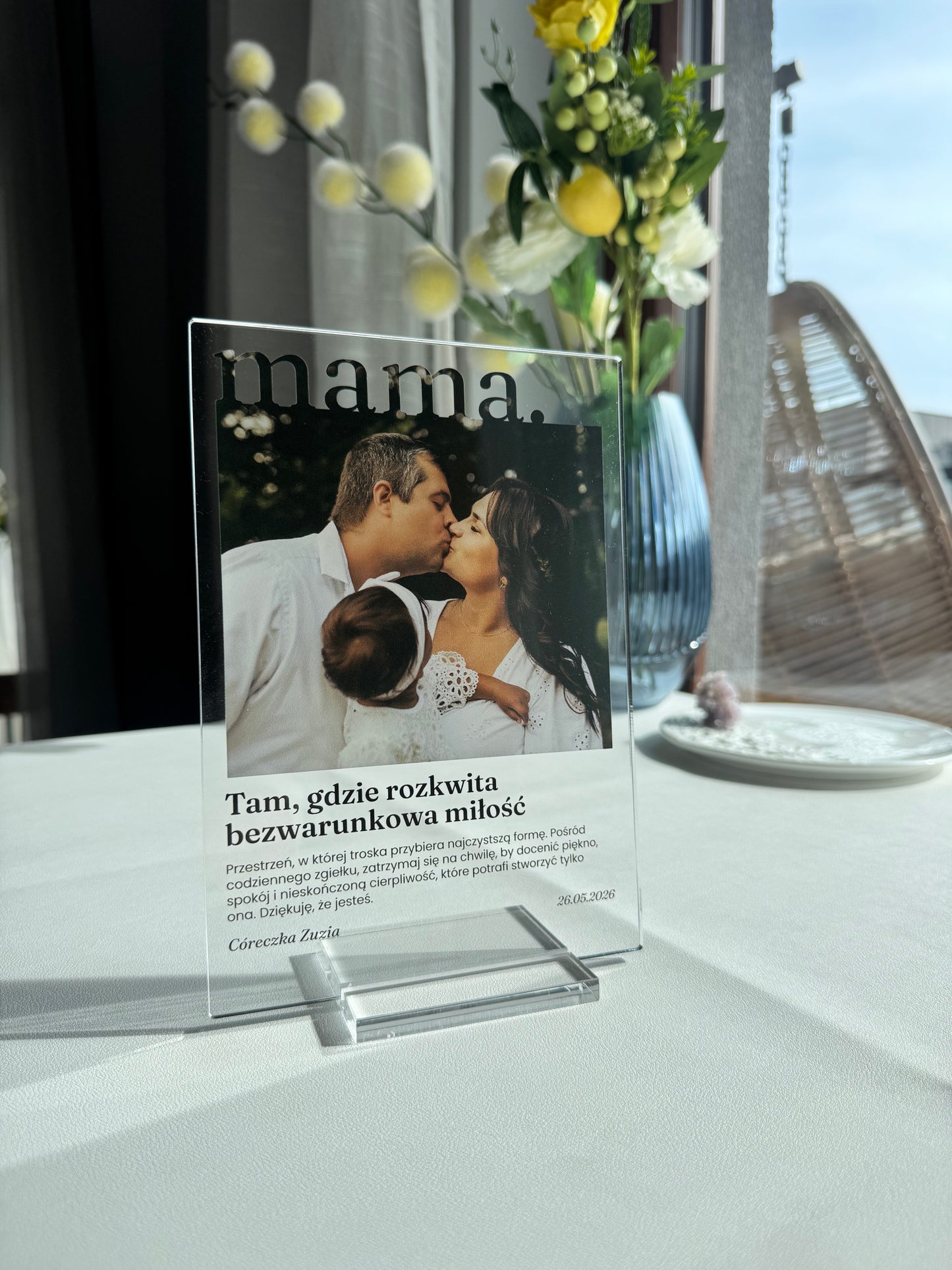 Personalizowana Tabliczka "Mama."