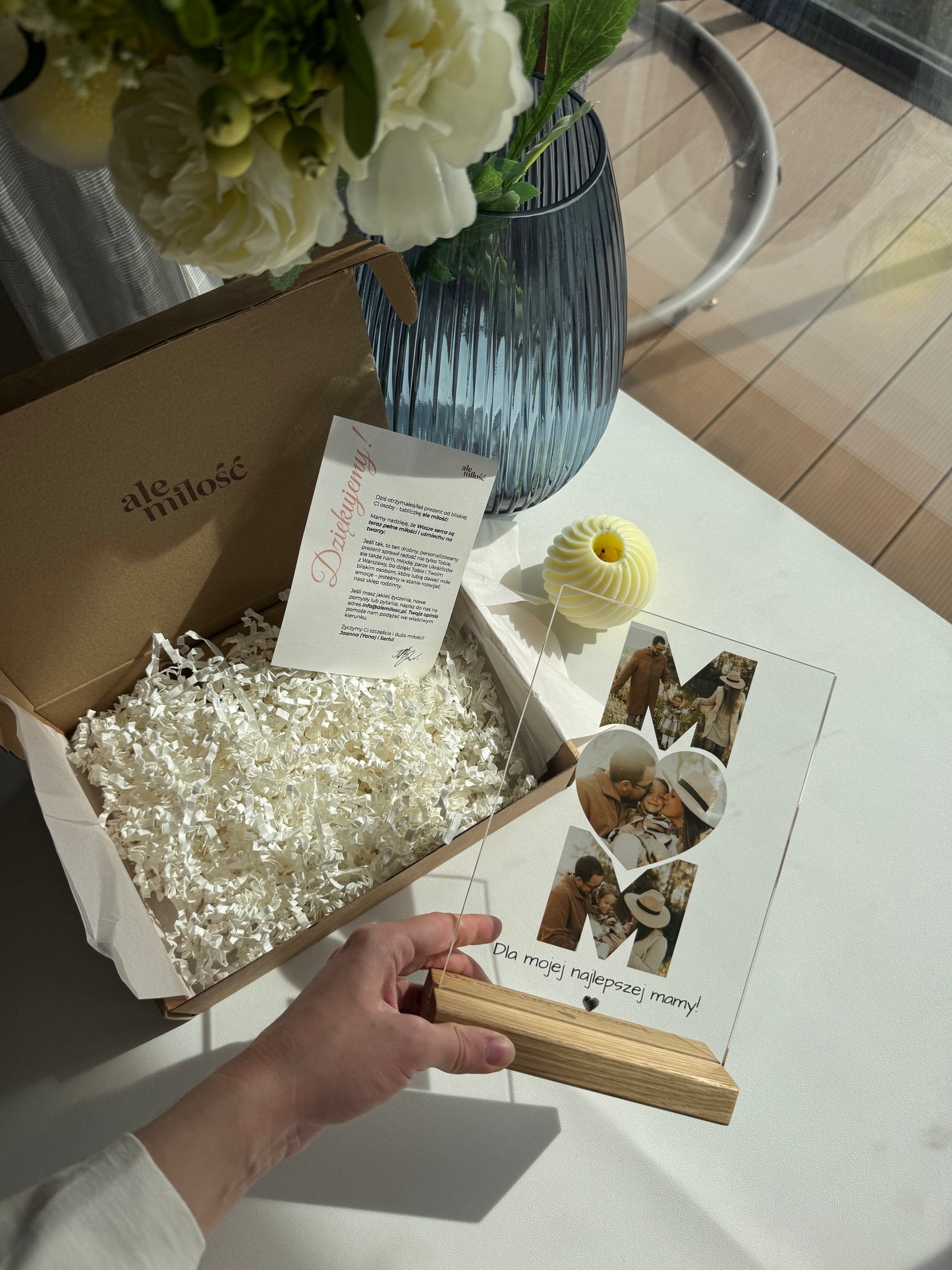 Personalizowana Tabliczka "Serce Mamy"