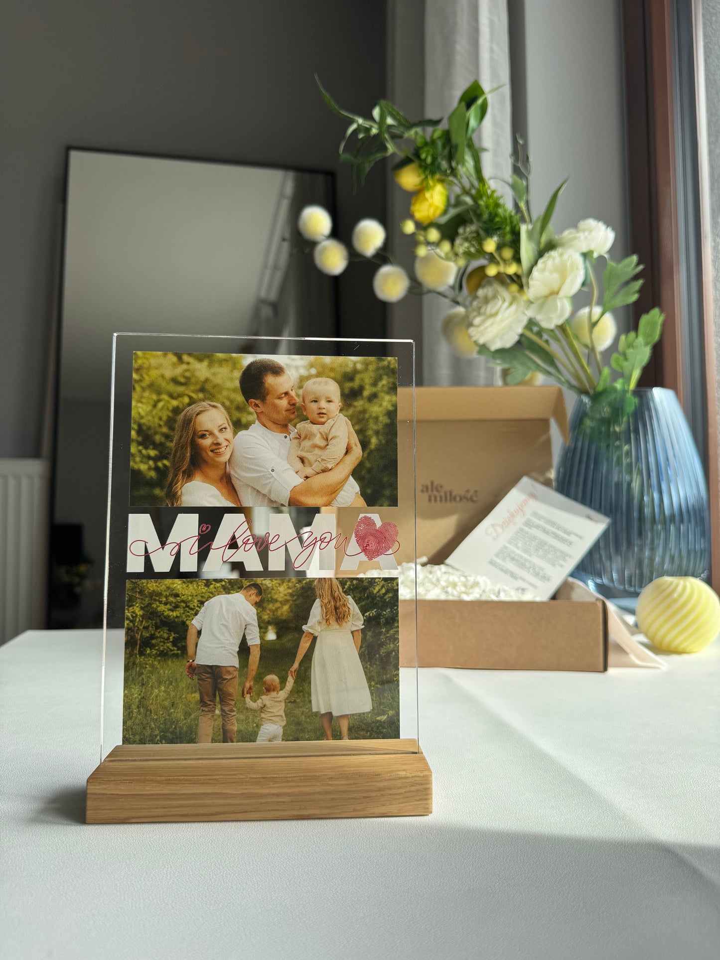 Personalizowana Tabliczka "Mama - I love you"