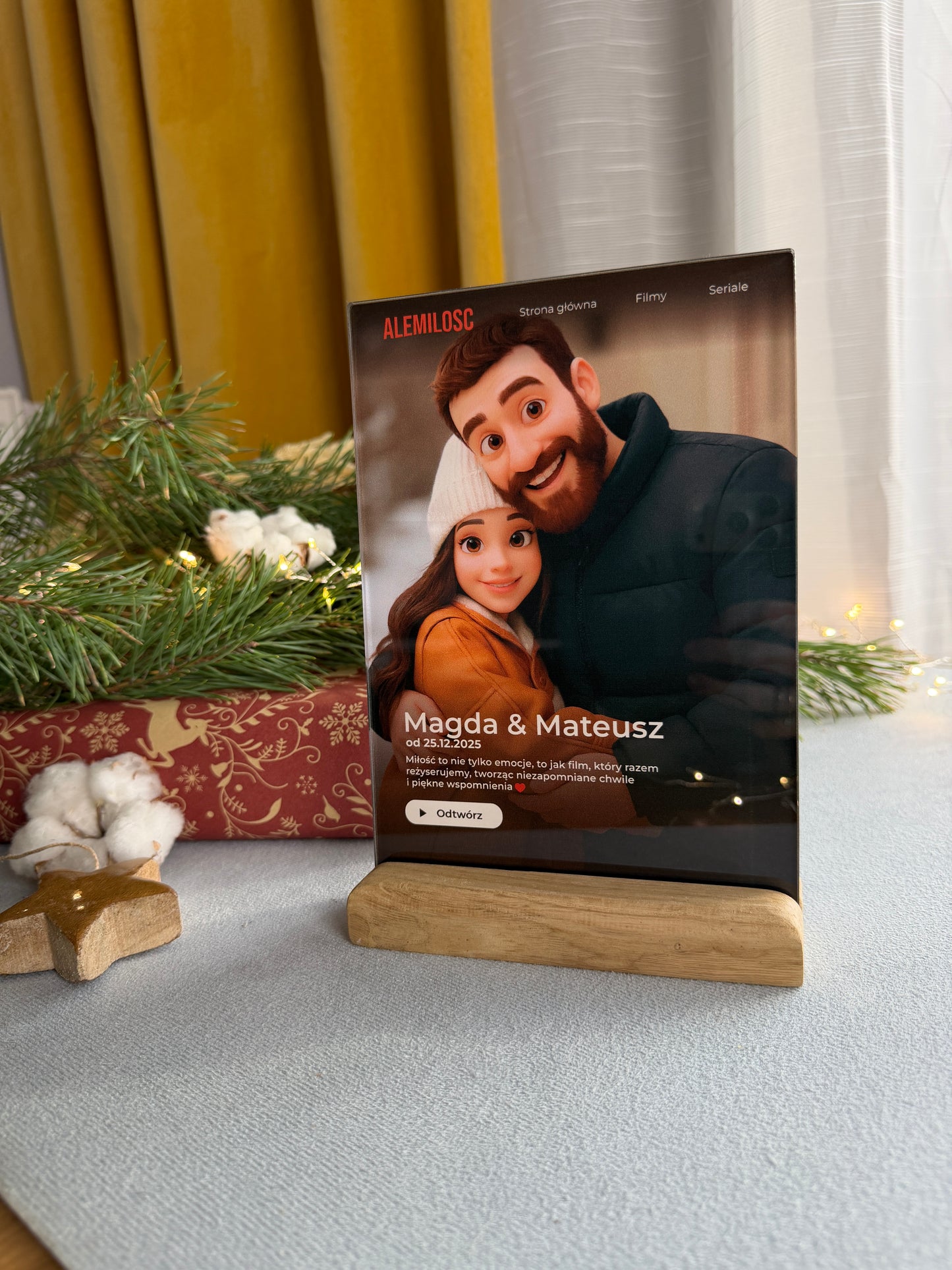 Ale Miłość™ Tabliczka "Nasza bajka"